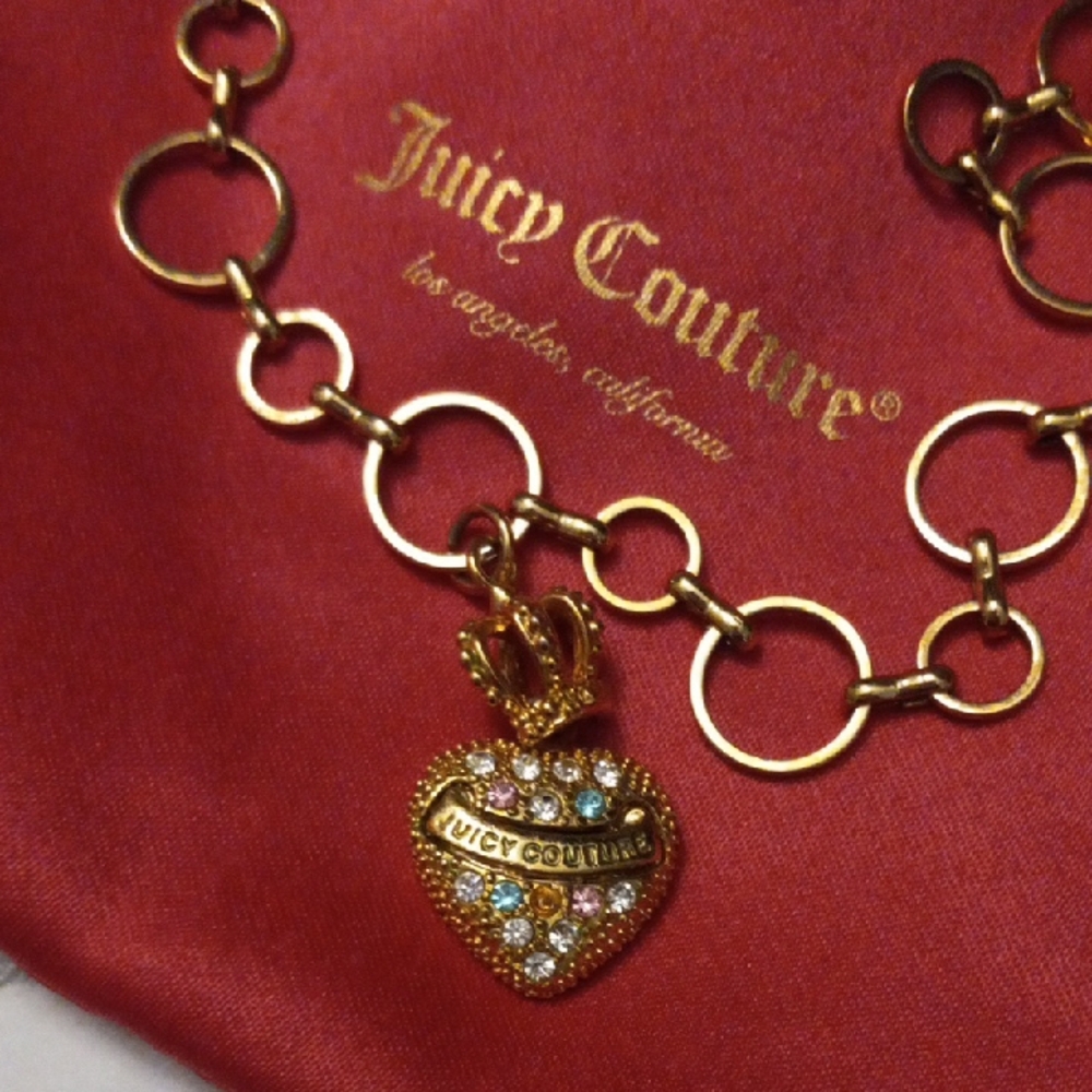 Juicy Couture Gold Heart Necklace